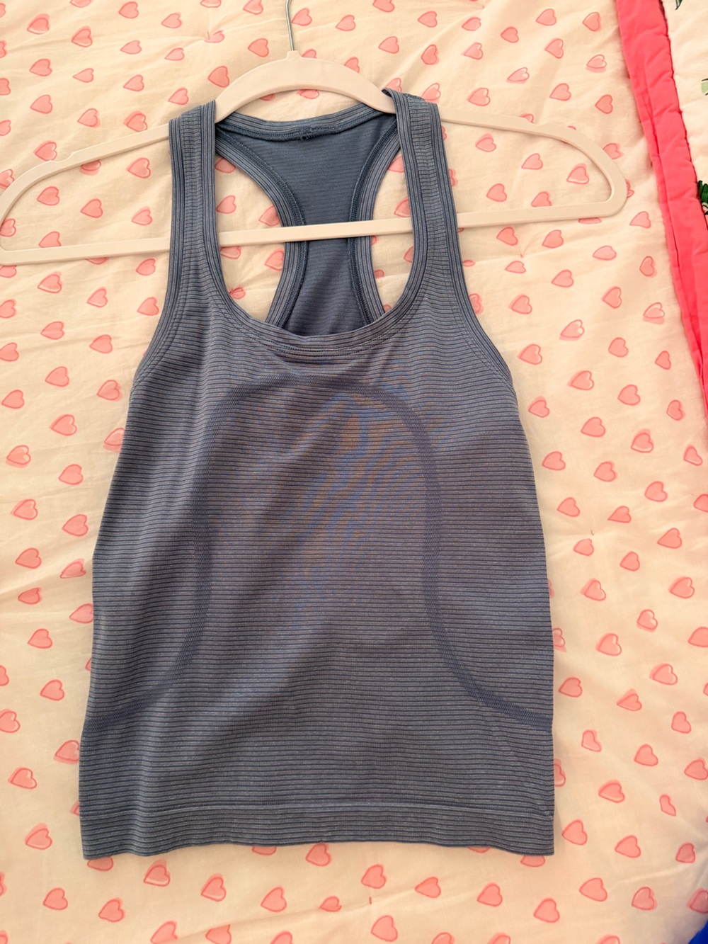 Lululemon Ribbed Racerback Tank Top in Slate Blue
